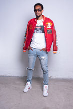 Load image into Gallery viewer, Wool &amp; Leather Varsity Jacket
