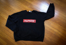 Load image into Gallery viewer, The P€AK$ Blackout Crewneck Fleece Sweatshirt
